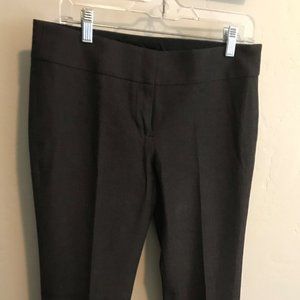 Gray/Brown Boot Cut Trousers